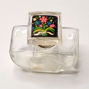 Caron Fleurs de Rocaille De Caron Vintage Empty Perfume Bottle Made in France